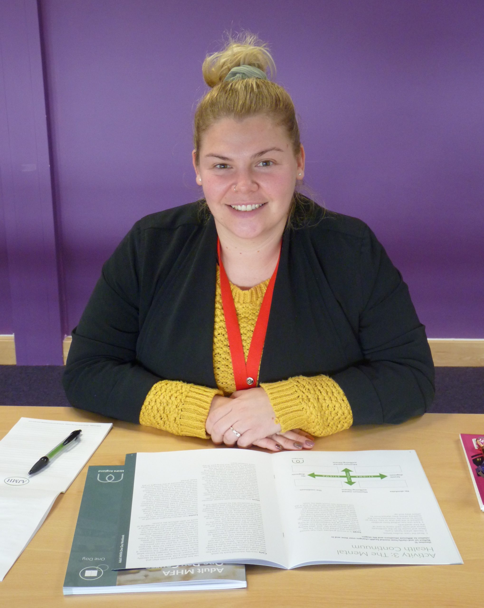 A Return to Central Bedfordshire College White Dog First Aid Mental